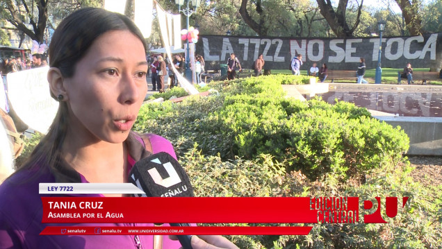 imagen Fuerte reclamo de  la asamblea por el agua