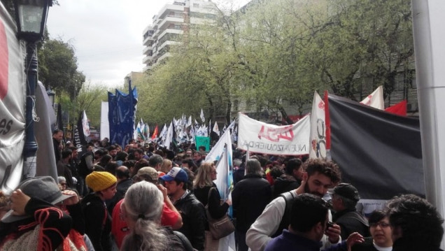 imagen Masiva movilización en repudio al nuevo Código de Faltas