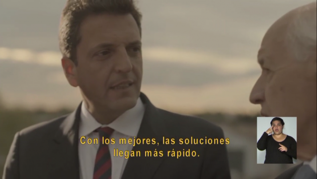 imagen GABRIELA AZZONI ANALIZA SPOTS DE SERGIO MASSA