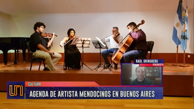 imagen  Agenda de artistas mendocinos en Buenos Aires