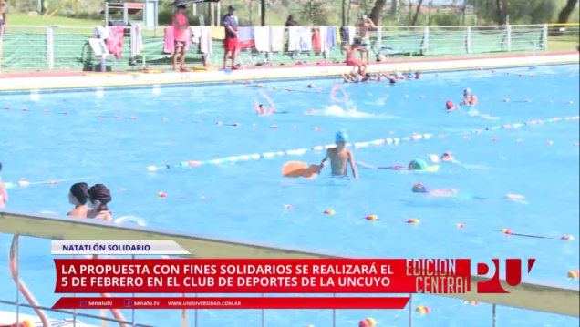 imagen Natatlón Solidario en la UNCuyo