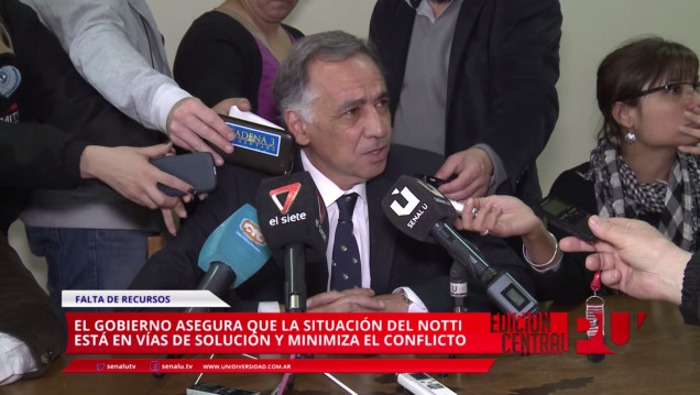 imagen Minimizan falta de insumos en el Notti