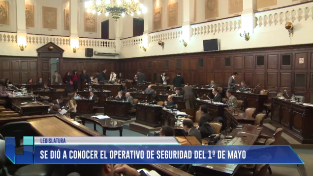 imagen Se dió a conocer el operativo de seguridad del 1° de mayo