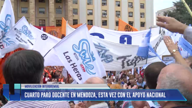 imagen Paro docente en Mendoza
