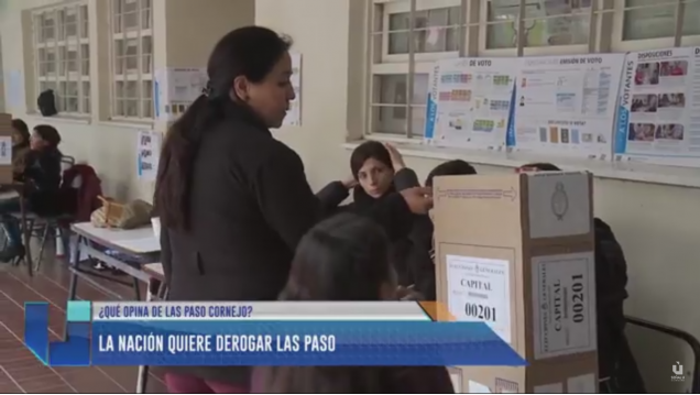 imagen La Nación quiere derogar las PASO