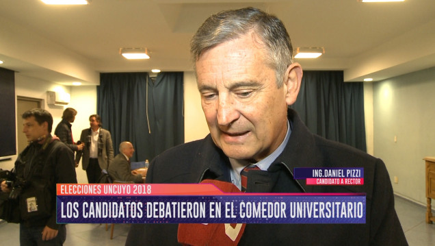 imagen Debate electoral en la UNCUYO: Daniel Pizzi