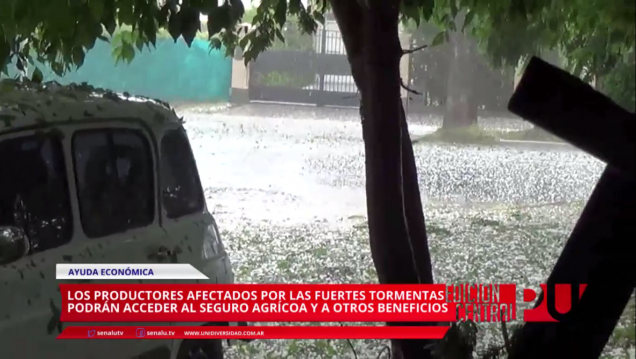 imagen Ayuda a productores afectados por las tormentas