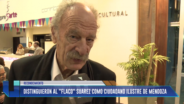 imagen Ilustre Flaco: distinguieron a Ernesto Suárez como Ciudadano Ilustre de la Ciudad de Mendoza