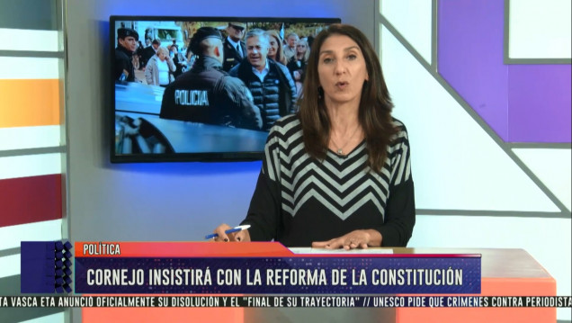 imagen Cornejo insistirá con la reforma de la Constitución