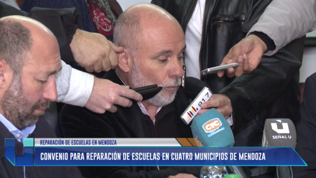 imagen Convenio para reparación de escuelas de Mendoza