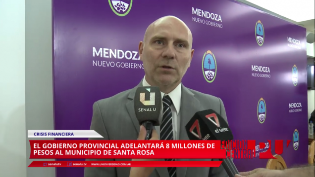 imagen 8 millones de pesos para el municipio de Santa Rosa. 