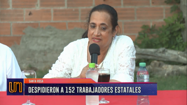 imagen Despidieron a 152 trabajadores estatales en Santa Rosa