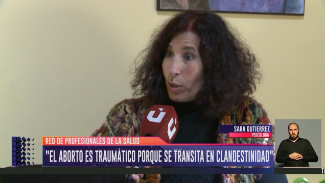 imagen "El aborto es traumático porque se transita en la clandestinidad"
