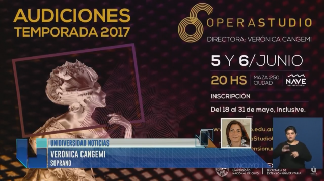 imagen Opera Studio de la UNCUYO lanza las audiciones 2017