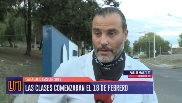 imagen El SUTE quiere discutir el calendario escolar en paritarias