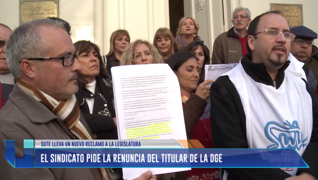 imagen El SUTE pide la renuncia del titular de la DGE