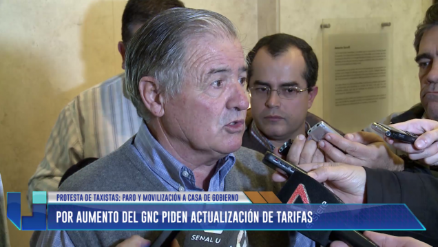 imagen Protesta de taxistas: paro y movilización a casa de gobierno