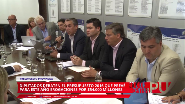 imagen Debaten el presupuesto 2016
