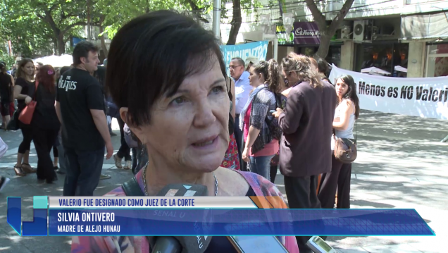 imagen Silvia Ontivero: "Vamos a seguir marcando lo que se Valerio"