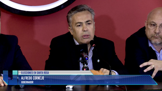 imagen Cornejo: "Voy a pedirle a la gente que participe de las elecciones"