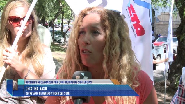 imagen Docentes reclamaron por continuidad de suplencias