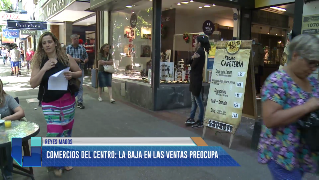 imagen Comercios del Centro: La baja en las ventas preocupa