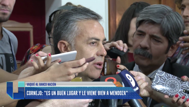imagen Para el gobernador, la ida de Vaquié al Nación es beneficiosa