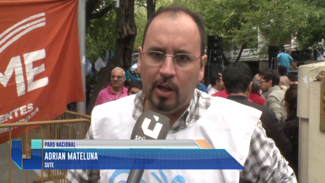 imagen SUTE en el paro: "Cornejo aprieta y persigue a los trabajadores"