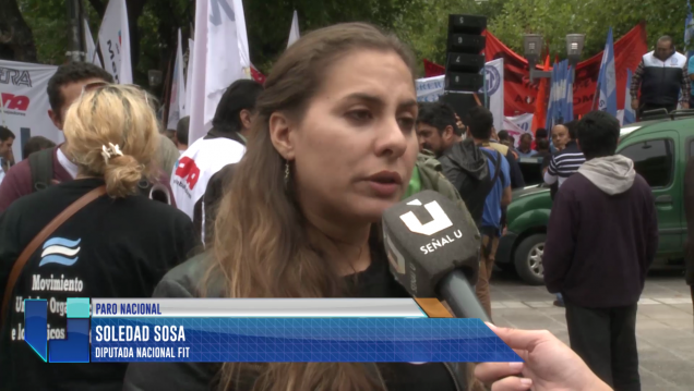 imagen El FIT no reconocerá imputaciones ni multas por los cortes de calle