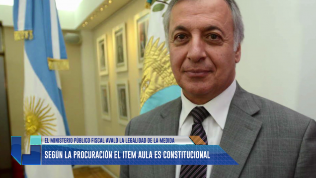 imagen Según el Procurador de la Corte el ítem aula "es constitucional"