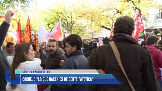 imagen Cornejo tildó de "gente patética" a los integrantes del FIT