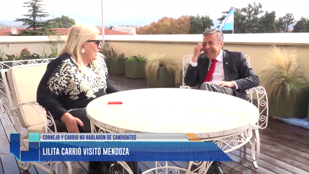imagen Cornejo y Carrió no hablaron de candidatos