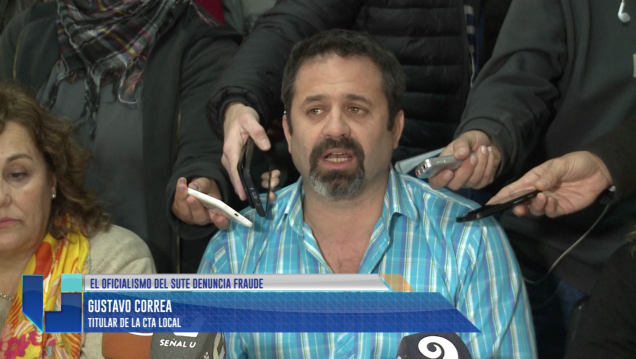 imagen El oficialismo del SUTE denuncia fraude