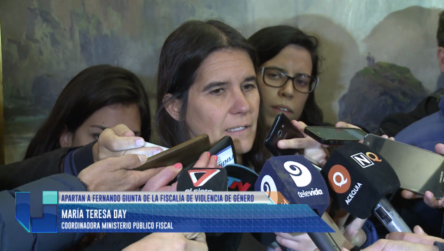 imagen Apartaron a Giunta de la fiscalía de violencia de género