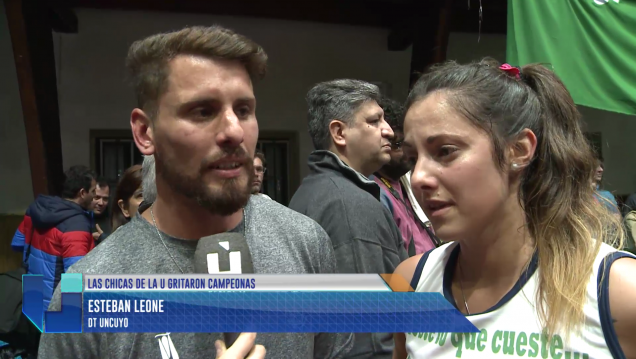 imagen Final Voley Femenino: las chicas de la U gritaron "campeonas"