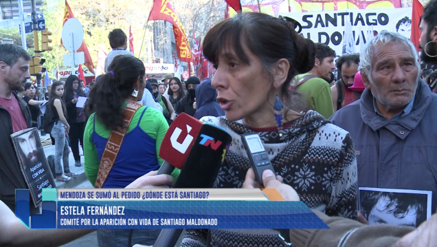 imagen Mendoza se sumó al pedido ¿Dónde está Santiago?