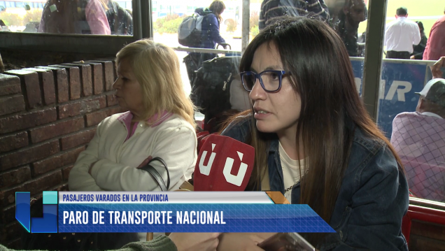 imagen Pasajeros varados en la provincia