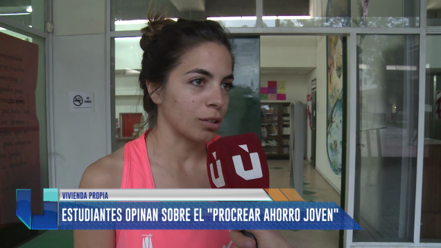 imagen Estudiantes opinan sobre el "PROCREAR AHORRO JOVEN"