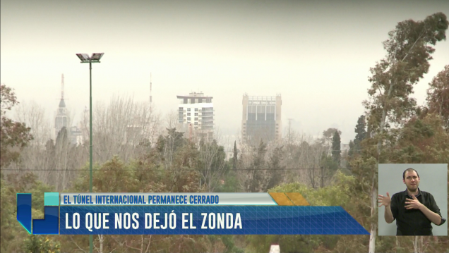imagen El túnel internacional Cristo Redentor se cerró por el Zonda