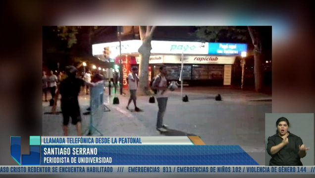 imagen Incidentes en el cacerolazo mendocino