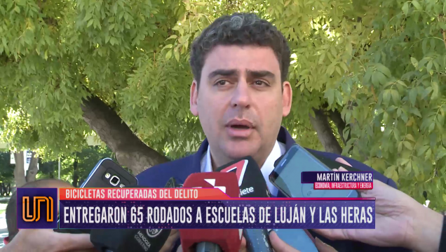 imagen El Gobierno reparó bicicletas y las entregó a chicos de Luján y Las Heras