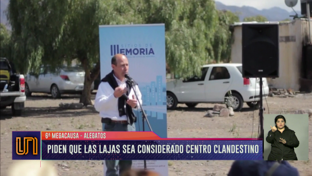 imagen Pidieron que Las Lajas sea declarado "centro clandestino"