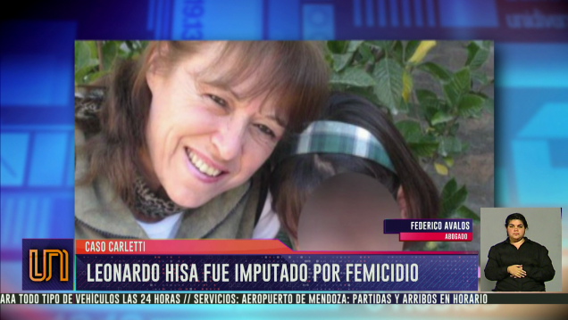 imagen Caso Carleti: Hisa fue imputado por femicidio