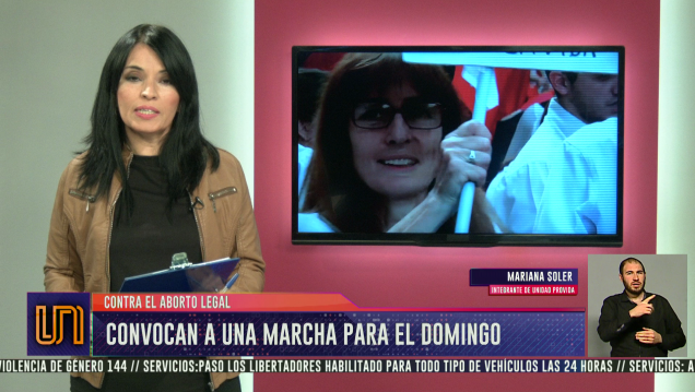 imagen Convocan a una concentración en contra del aborto legal