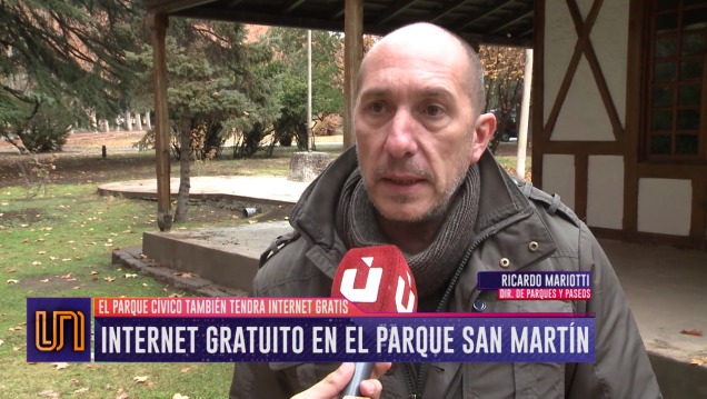 imagen El Parque San Martín ya tiene internet gratis