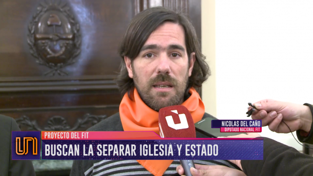 imagen El FIT quiere la separación entre Iglesia y Estado
