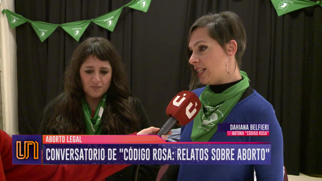 imagen Presentaron "Código Rosa: Relatos sobre aborto"