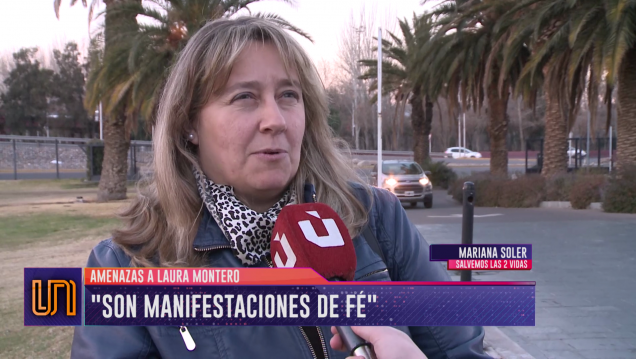 imagen Amenazaron a Montero por apoyar el aborto legal