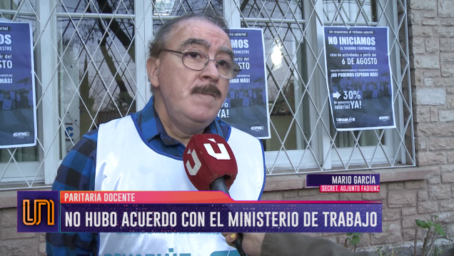 imagen Docentes universitarios rechazaron la propuesta salarial