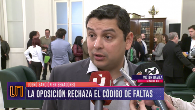 imagen El Senado dio sanción inicial a la reforma del Código de Faltas